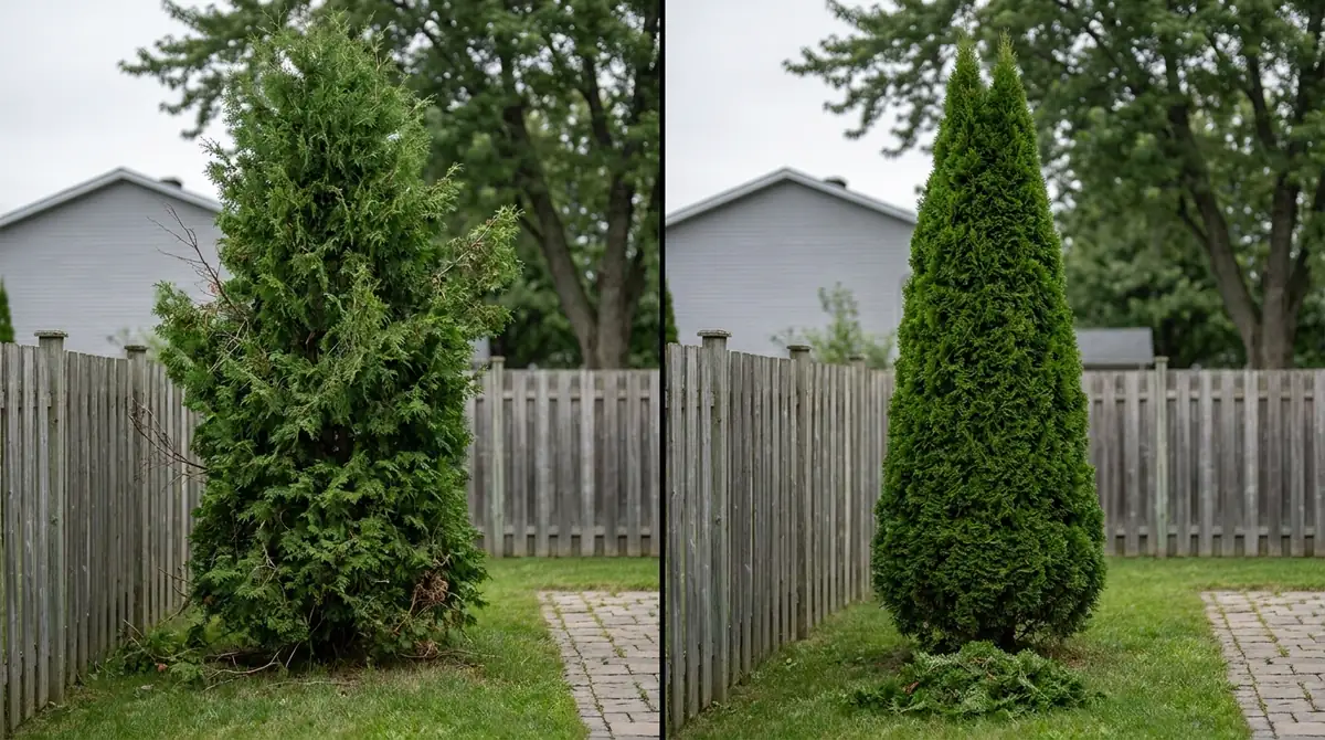 Taille de conifère · Montréal