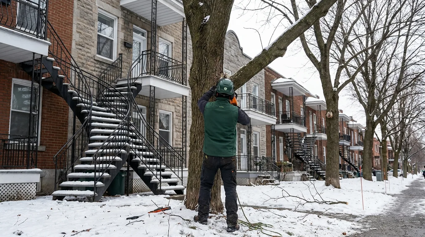 Abattage d'arbre : faut-il un permis municipal au Québec ? (Montréal)