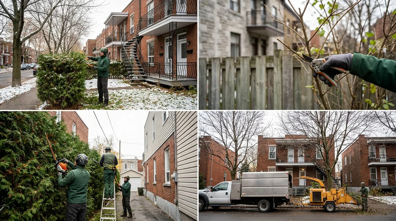 Taille des haies au Québec : obligations municipales et bonnes pratiques (Montréal)