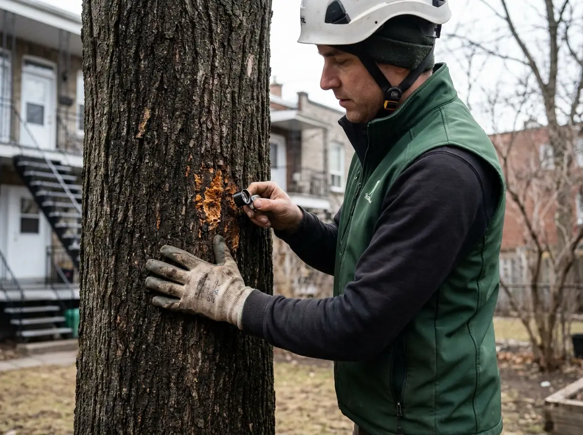 Détection de maladie d'arbre Montréal